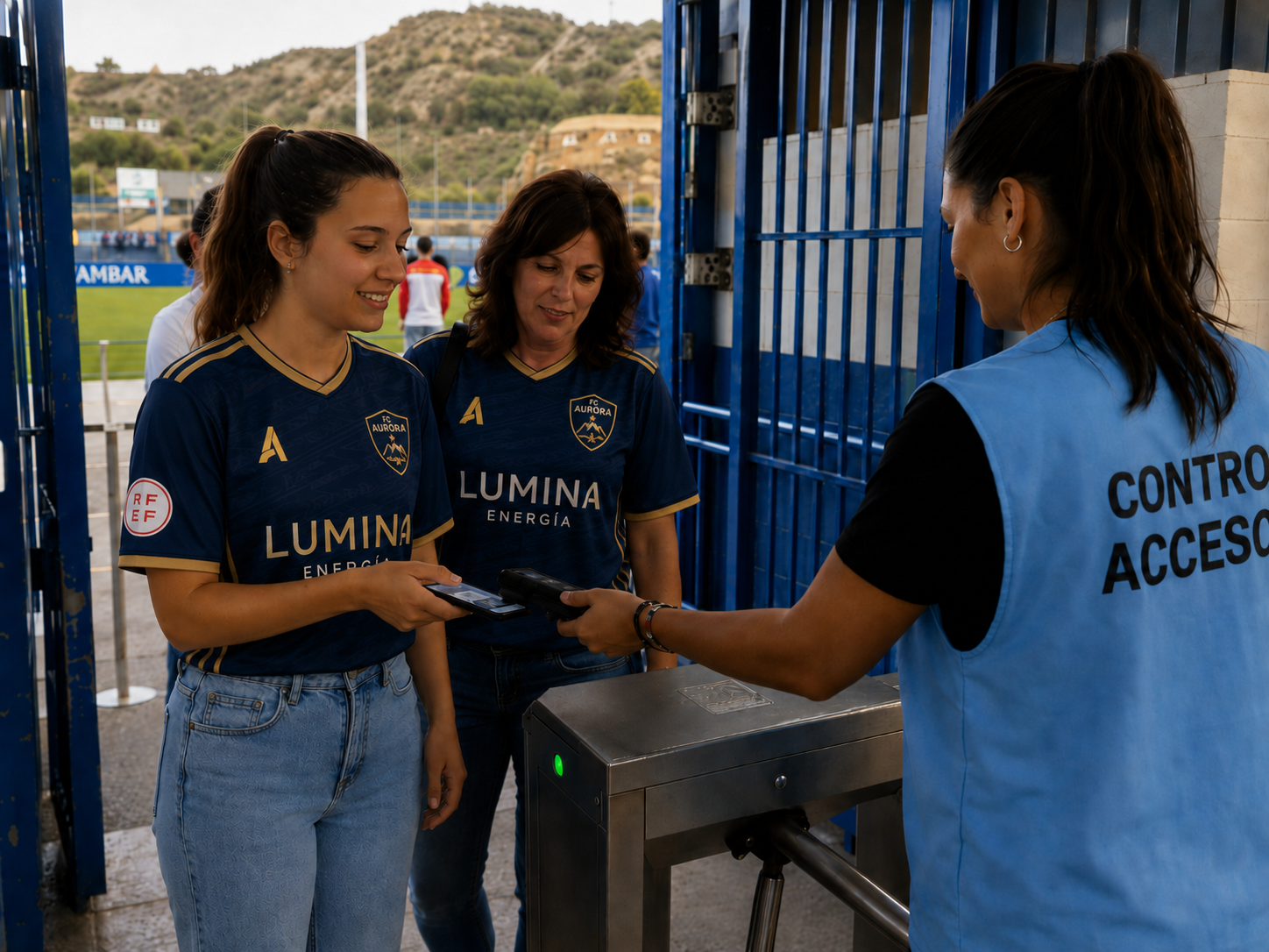 acceso digital a instalación deportiva mediante código QR